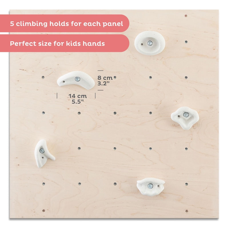 ✨Kids Indoor Climbing Wall Panel Kit🎈: Plywood Rock Climbing & kids toys🎨